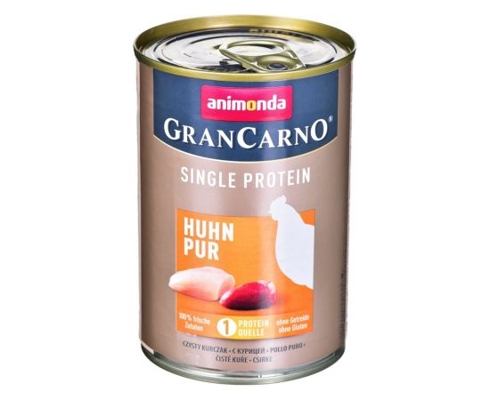 animonda GranCarno Single Protein flavor: chicken - 400g can