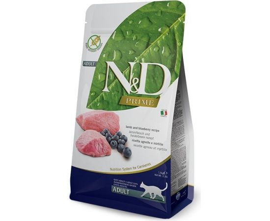 FARMINA N&D PRIME CAT LAMB & BLUEBERRY ADULT  1.5kg