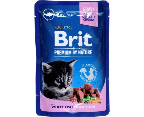 Brit Premium By Nature White Fish Kitten 100g