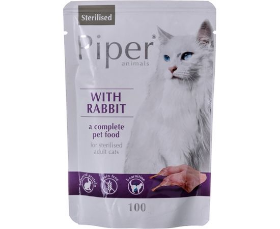 Dolina Noteci Piper for a cat sterilized with a rabbit 100 g