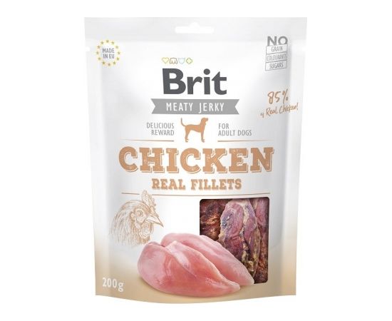 Brit Jerky Chicken Fillets Dog Snacks 200 g