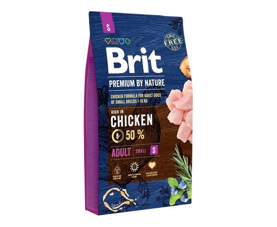 Brit 8595602526284 dogs dry food 1 kg Adult Chicken