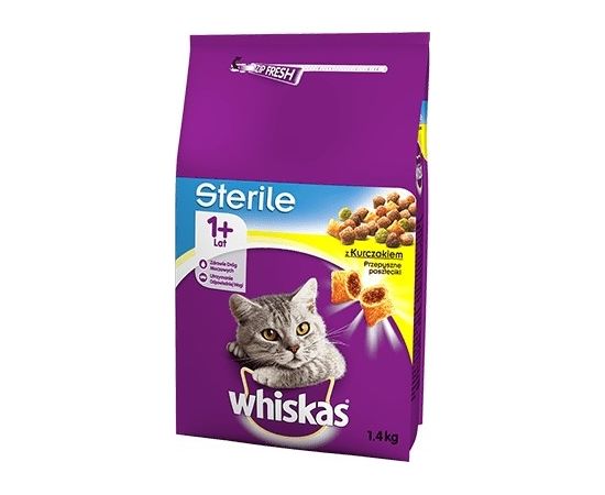 ?Whiskas 5900951259180 cats dry food 1.4 kg Adult Chicken
