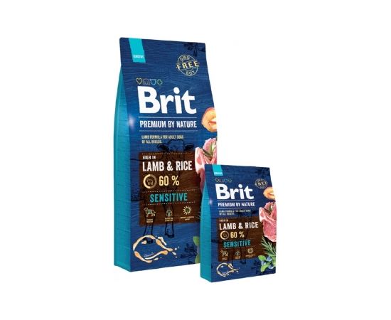 Brit Premium by Nature Sensitive Lamb 3 kg Adult Lamb, Rice