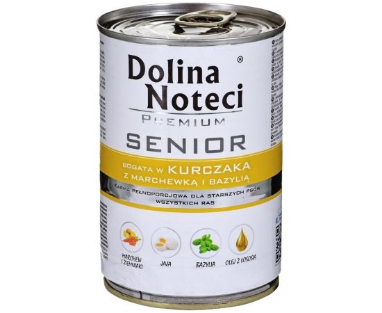 Dolina Noteci 5902921301080 dogs moist food Carrot, Chicken, Pork Senior 400 g