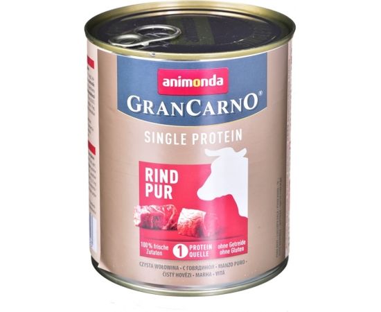 ANIMONDA GranCarno Single Protein flavor: beef - 800g can