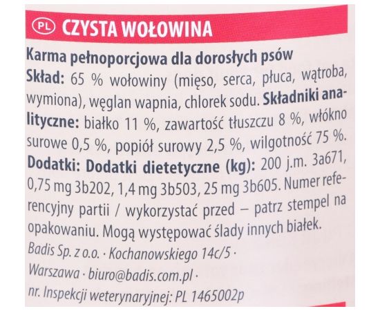 ANIMONDA GranCarno Single Protein flavor: beef - 800g can