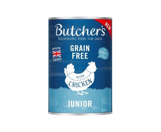 BUTCHER'S Original Junior Chicken Jelly - wet dog food - 400g
