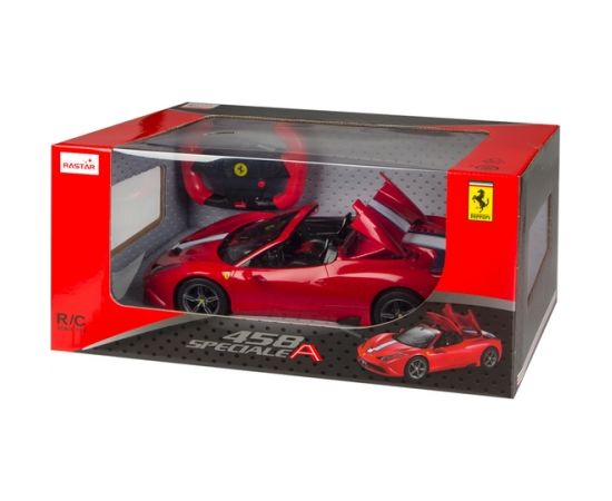 Rastar Радиоуправляемая машина Ferrari 458 1:14 6 напр., фары, крыша, батарейки, 6+ CB41219