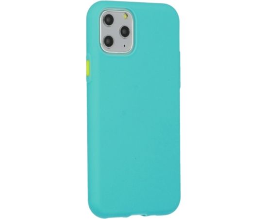 Fusion Solid Case Silikona Aizsargapvalks Priekš Apple iPhone 12 / 12 Pro Mentola