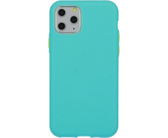 Fusion Solid Case Silikona Aizsargapvalks Priekš Apple iPhone 12 / 12 Pro Mentola