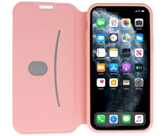 Fusion Lite Book Case Grāmatveida Maks Telefonam Apple iPhone 7 / 8 / SE 2020 Gaiši Rozā