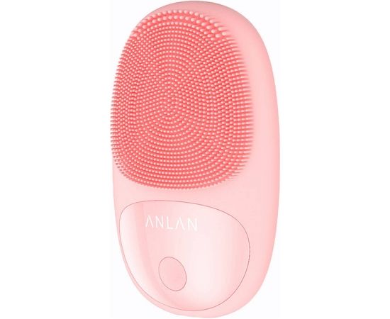 ANLAN Mini Silicone Electric Sonic Facial Brush with magnetic charging 01-AJMY21-04A (pink)