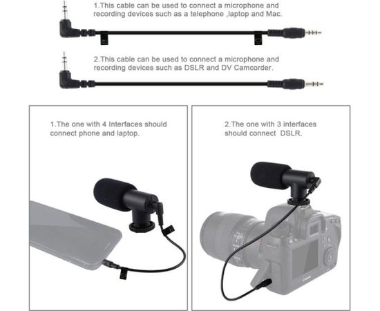 Puluz Dual Handle Vlog kit with LED lamp and microphone Smartphone  PKT3028 PKT3028 Citi kameru aksesuāri 