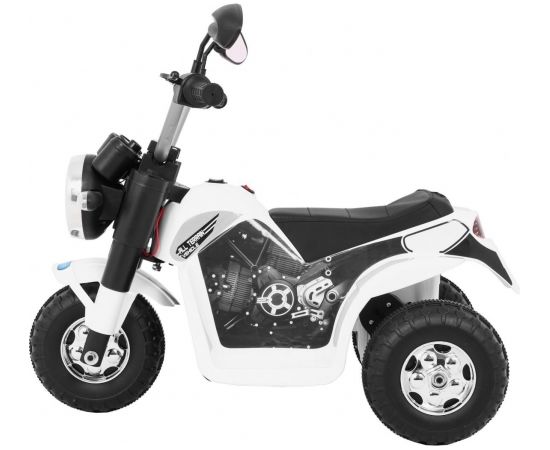 Elektriskais motocikls "MiniBike", balts