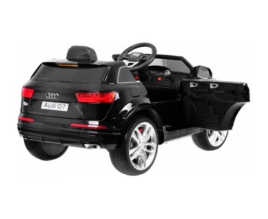 Bērnu elektromobilis "Audi Q7", melns - lakots