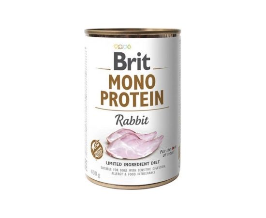 BRIT Mono Protein Rabbit - wet dog food - 400 g