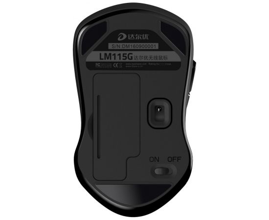 Wireless mouse Dareu LM115G, 2.4Ghz, 800-1600 DPI