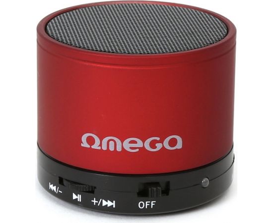 Omega Bluetooth skaļrunis V3.0 Alu 3in1 OG47R, sarkans (42646)