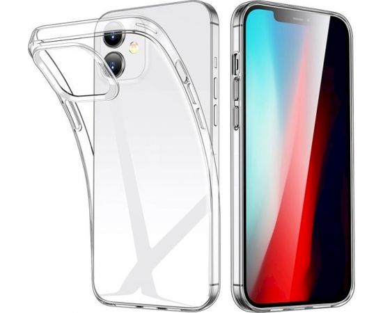 Fusion Ultra Back Case 2 mm Izturīgs Silikona Aizsargapvalks Priekš Apple iPhone 12 Pro Max Caurspīdīgs