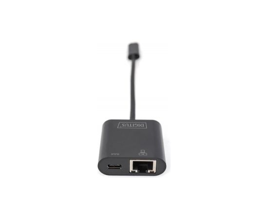 Digitus USB-Type-C Gigabit Ethernet Adapter + PD with power delivery function DN-3027	 Black