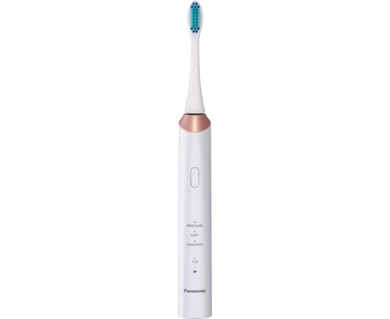 Panasonic Sonic Electric Toothbrush EW-DC12-W503 Rechargeable, For adults, Number of brush heads included 1, Number of teeth brushing modes 3, Sonic technology, Golden White