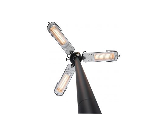 SUNRED Heater PH10, Bright Parasol Infrared, 2000 W, Black/Silver