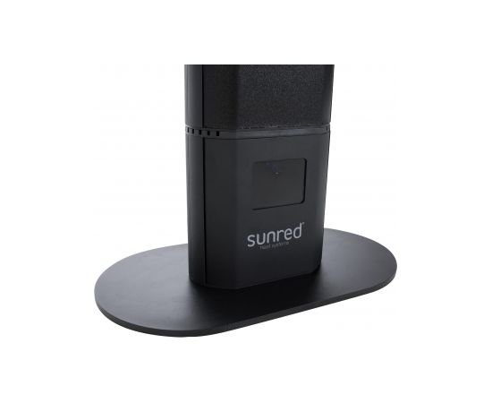 SUNRED Heater RD-DARK-3000L, Valencia Dark Lounge Infrared, 3000 W, Black