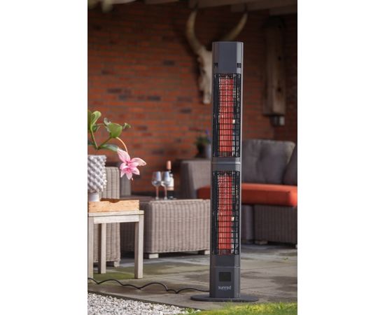 SUNRED Heater RD-DARK-3000L, Valencia Dark Lounge Infrared, 3000 W, Black