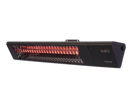 SUNRED Heater PRO25W-SMART, Triangle Dark Smart Wall Infrared, 2500 W, Black