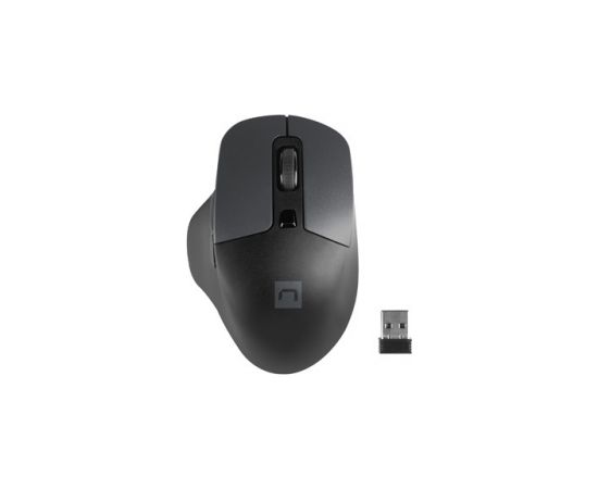 Natec Mouse, BlackBird 2, Silent, Wireless, 1600 DPI, Optical, Black