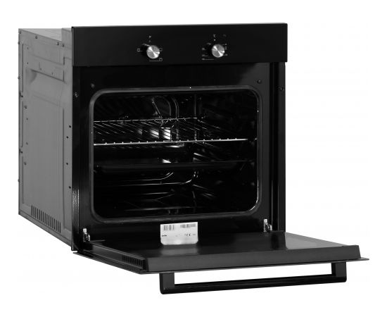 Simfer Oven 8004AERSP 62 L, 4 (0+3) Function, Easy to Clean, Mechanical control, Height 60 cm, Width 60 cm, Black