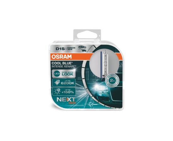 Osram Spuldžu komplekts 66140CBN-HCB D1S COOL BLUE INTENSE NEXT GEN.