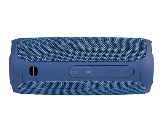 Portable Bluetooth speaker Manta SPK130GOBL, blue