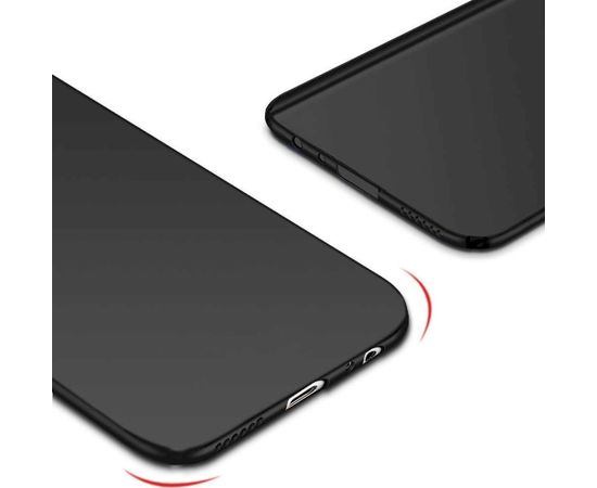 Fusion soft matte case silikona aizsargapvalks Samsung A035 Galaxy A03S melns