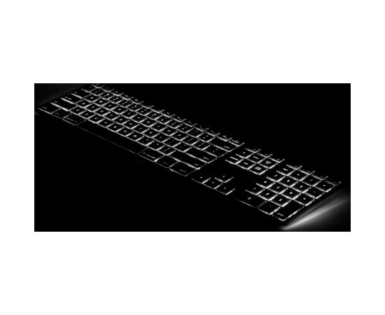 Matias Keyboard PC backlight RGB aluminum Black