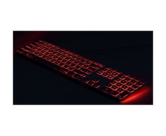 Matias Keyboard PC backlight RGB aluminum Black