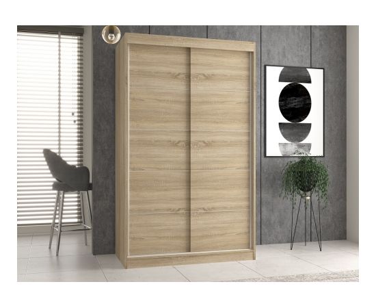 Top E Shop Topeshop IGA 120 SON C KPL bedroom wardrobe/closet 7 shelves 2 door(s) Sonoma oak