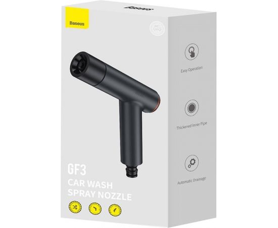 Watering nozzle for the Baseus GF3 garden hose (black)