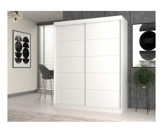 Top E Shop Topeshop IGA 160 BIEL C KPL bedroom wardrobe/closet 7 shelves 2 door(s) White