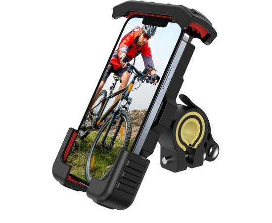 Joyroom JR-ZS264 Phone Holder For Bicycle and Motorcycle Black/Red