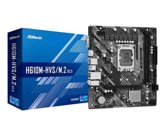 MB H610 S1700 MATX/H610M-HVS/M.2 R2.0 ASROCK