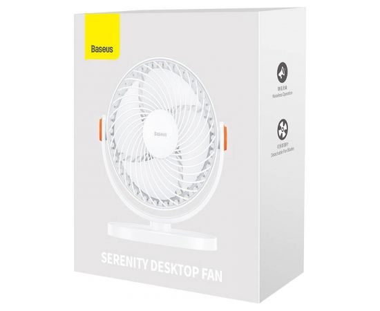 Baseus Serenity desktop oscillating fan (white)