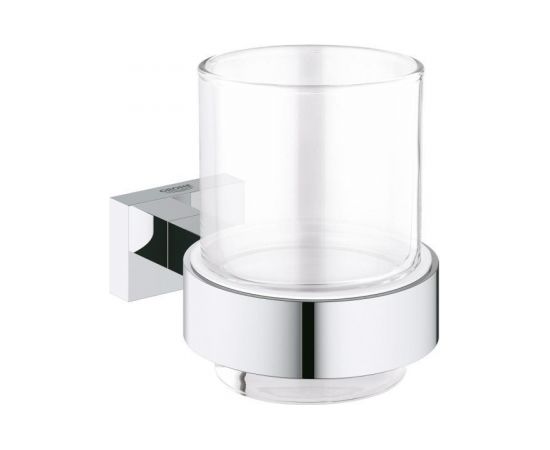 Grohe glāze ar turētāju Essentials Cube, hroms