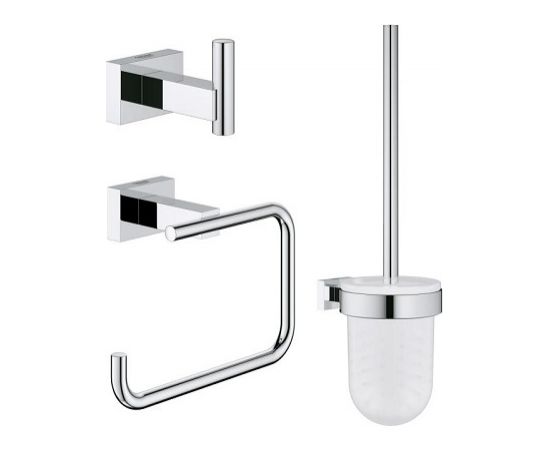 Grohe aksesuāru komplekts Essentials Cube City 3-in-1, hroms