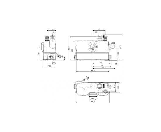 Grundfos Sūknis SOLOLIFT2 WC-3 DN32-110 0,62kW 230V 50Hz