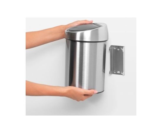 Brabantia atkritumu tvertne Touch Bin, 3l, matt steel FPP