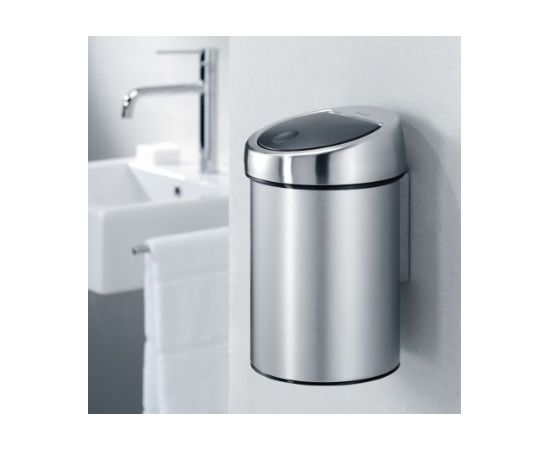 Brabantia atkritumu tvertne Touch Bin, 3l, matt steel FPP