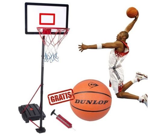 Regulējams basketbola komplekts Dunlop 1.65-2.05m 3w1