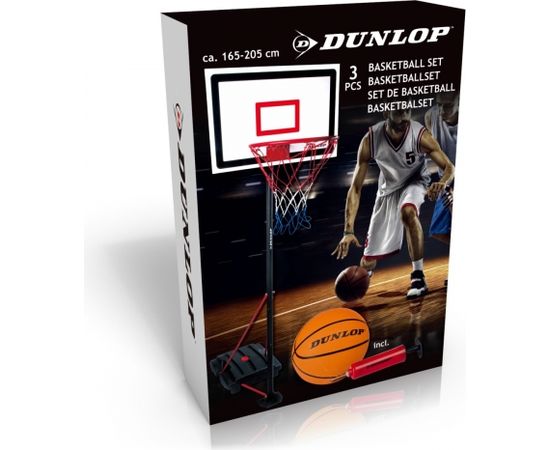 Regulējams basketbola komplekts Dunlop 1.65-2.05m 3w1